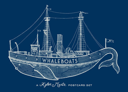 Whaleboats: A Kyler Martz Postcard Set Merchandise by Kyler Martz