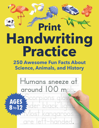 Print Handwriting Practice for Kids 8-12 Paperback by Spruce Books