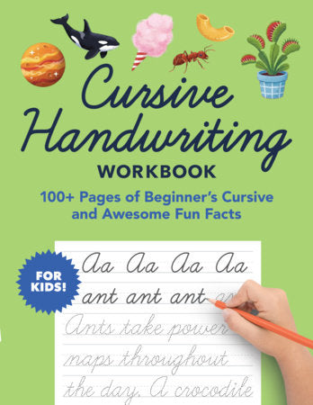 Cursive Handwriting Workbook Paperback by Little Bigfoot