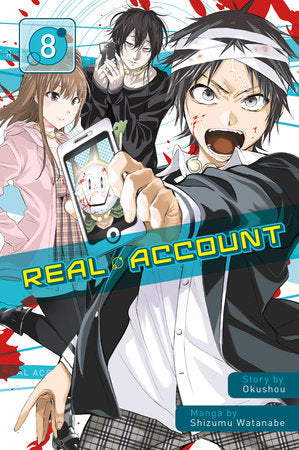 Real Account 8 Paperback by Story by Okushou; Manga by Shimizu Watanabe