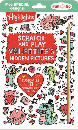 Scratch-and-Play Valentine's Hidden Pictures Paperback by Highlights