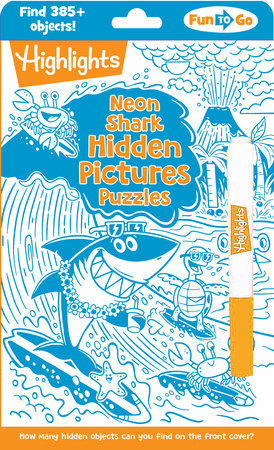 Neon Shark Hidden Pictures Puzzles Paperback by Highlights