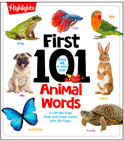 First 101 Animal Words Board Book by Highlights