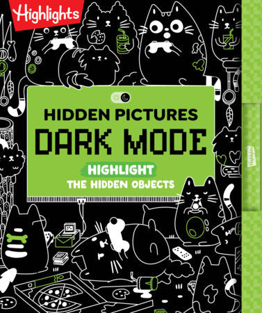 Hidden Pictures Dark Mode Paperback by Highlights