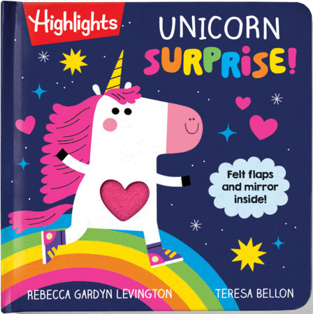 Unicorn Surprise! Board Book by Rebecca Gardyn Levington; Illustrated by Teresa Bellon