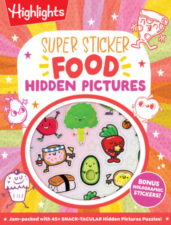 Super Sticker Food Hidden Pictures Paperback by Highlights