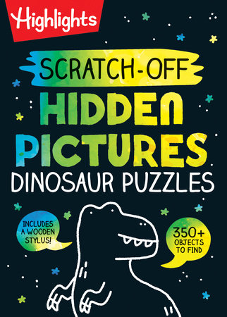 Scratch-Off Hidden Pictures Dinosaur Puzzles Merchandise by Highlights