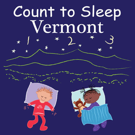 Count to Sleep Vermont Board Book by Adam Gamble, Mark Jasper