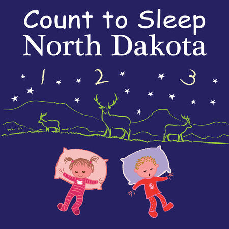 Count to Sleep North Dakota Board Book by Adam Gamble, Mark Jasper