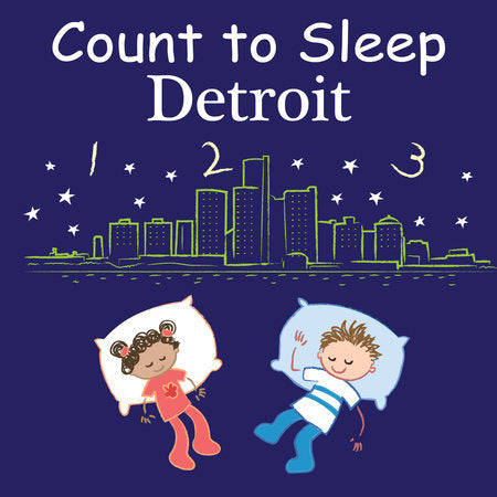 Count to Sleep Detroit Board Book by Adam Gamble, Mark Jasper