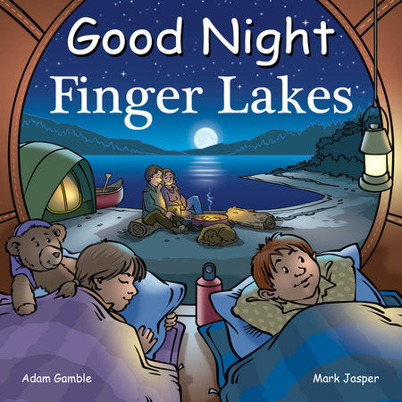 Good Night Finger Lakes Board Book by Adam Gamble, Mark Jasper