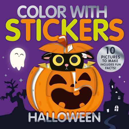Color with Stickers: Halloween Paperback by Beth Hamilton; compiled by Tiger Tales