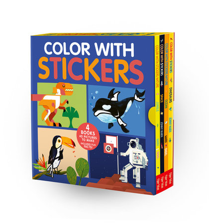Color with Stickers 4-Book Boxed Set Boxed Set by Jonny Marx; compiled by Tiger Tales