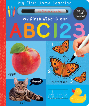 My First Wipe-Clean ABC 123 Board Book by Lauren Crisp; compiled by Tiger Tales