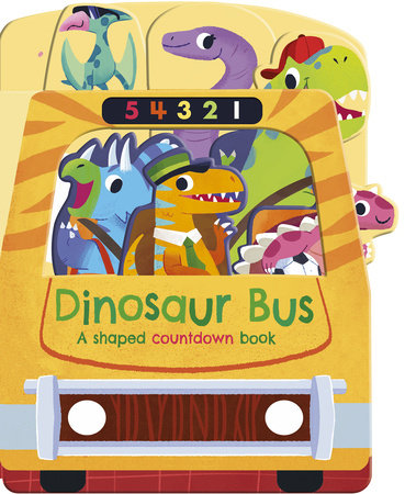 Dinosaur Bus Board Book by Helen Hughes; illustrated by Mel Matthews