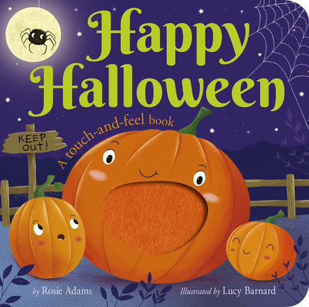 Happy Halloween Board Book by Rosie Adams; illustrated by Lucy Barnard
