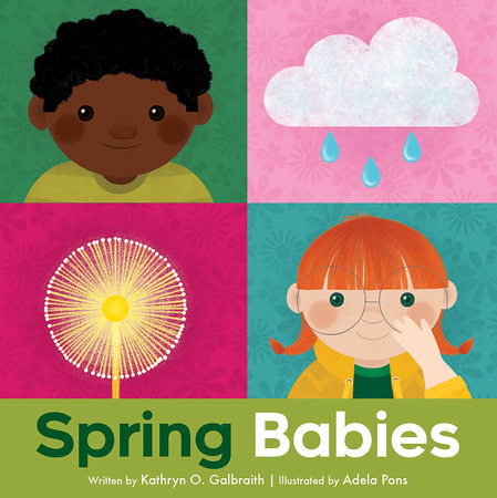 Spring Babies Board Book by by Kathryn O. Galbraith; illustrated by Adela Pons