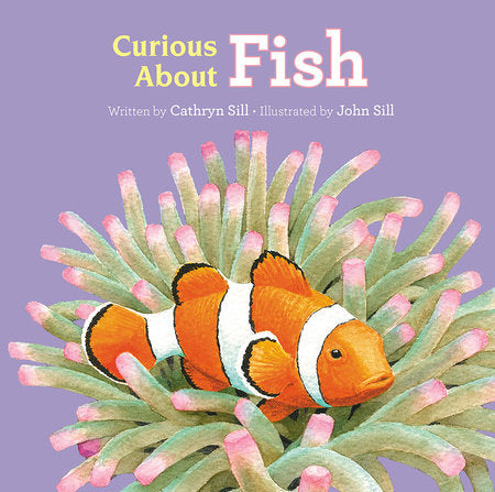 Curious About Fish Board Book by by Cathryn Sill; illustrated by John Sill