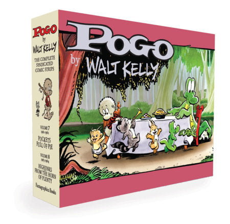 Pogo The Complete Syndicated Comic Strips Box Set: Vols. 7 & 8 Hardcover by Walt Kelly
