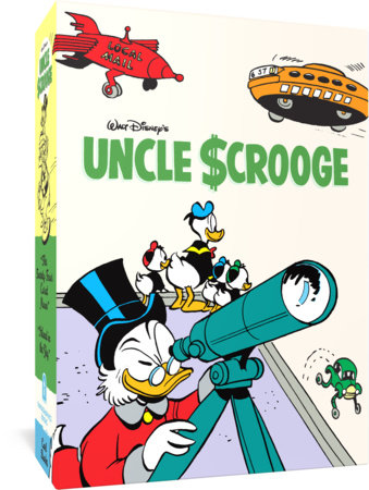 Walt Disney's Uncle Scrooge Gift Box Set The Twenty-four Carat Moon & Island in the Sky Hardcover by Carl Barks