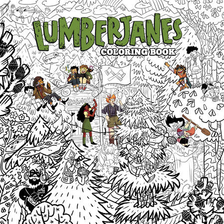 Lumberjanes Coloring Book Paperback by Shannon Watters