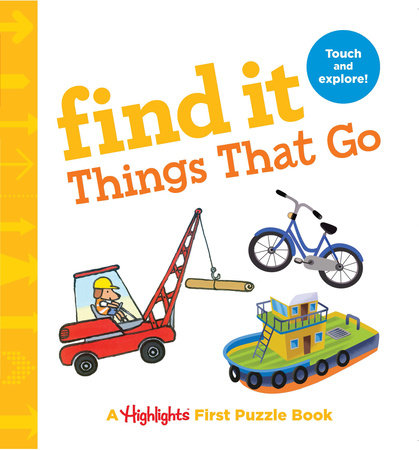 Find It Things That Go Board Book by Highlights