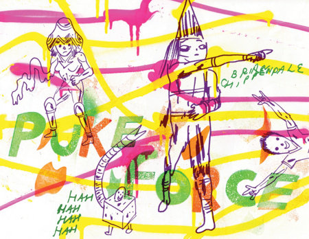 Puke Force Hardcover by Brian Chippendale