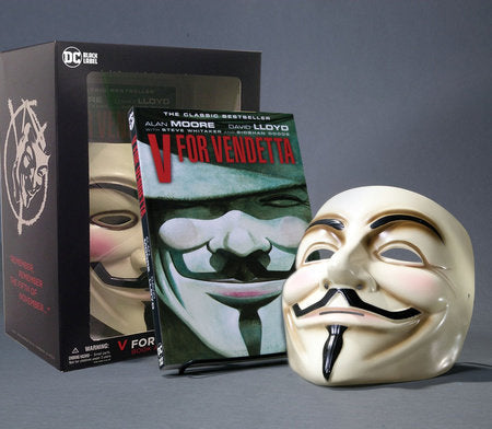 V for Vendetta Book & Mask Set Merchandise by Alan Moore