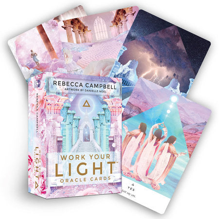 Work Your Light Oracle Cards Merchandise by Rebecca Campbell, Artwork by Danielle Noel