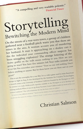 Storytelling Paperback by Christian Salmon