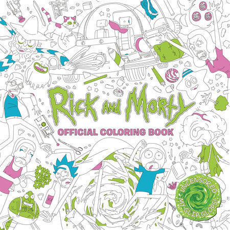 Rick and Morty Official Coloring Book Paperback by Titan Books