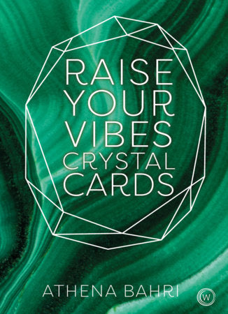 Raise Your Vibes Crystal Cards Merchandise by Athena Bahri