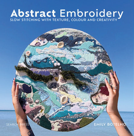 Abstract Embroidery Hardcover by Emily Botelho