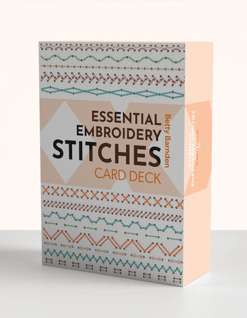 Essential Embroidery Stitches Card Deck Merchandise by Betty Barnden