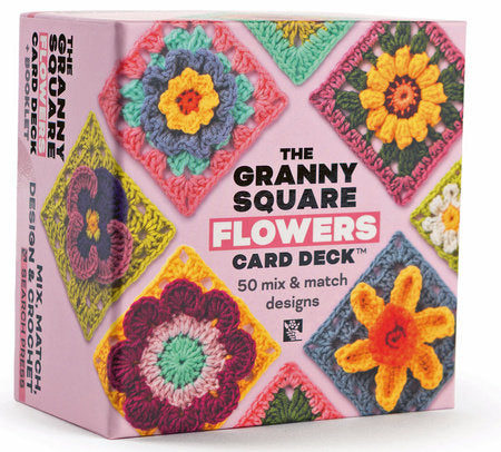 The Granny Square Flowers Card Deck Merchandise by Claire Montgomerie