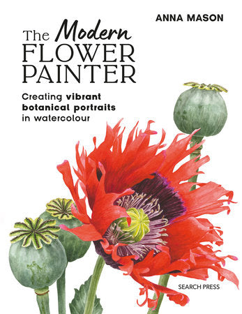 The Modern Flower Painter Paperback by Anna Mason
