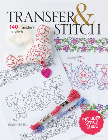 Transfer & Stitch Paperback by Carina Envoldsen-Harris