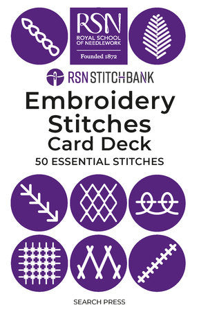 RSN Stitch Bank: The Embroidery Stitches Card Deck Merchandise by Royal School of Needlework