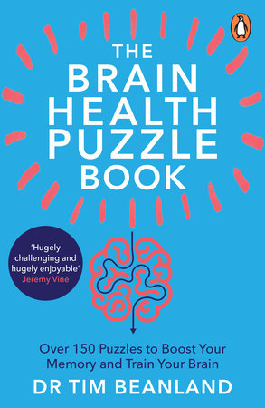 The Brain Health Puzzle Book Paperback by Dr Tim Beanland