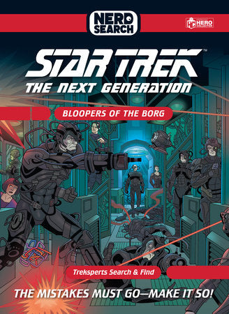 Star Trek: The Next Generation Nerd Search Hardcover by Glenn Dakin