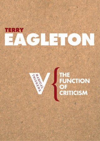 The Function of Criticism Paperback by Terry Eagleton