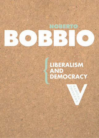 Liberalism and Democracy Paperback by Norberto Bobbio
