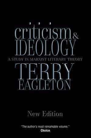 Criticism and Ideology Paperback by Terry Eagleton
