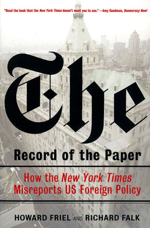 The Record of the Paper Paperback by Richard Falk