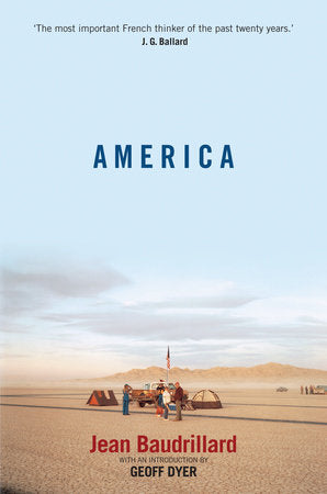 America Paperback by Jean Baudrillard