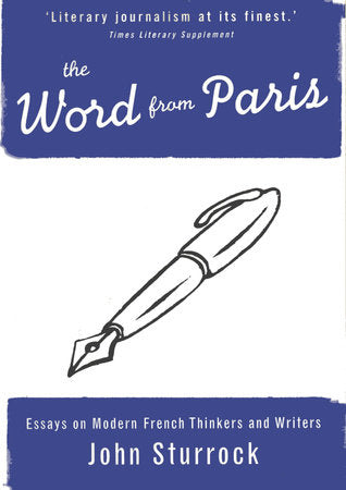 The Word From Paris Paperback by John Sturrock