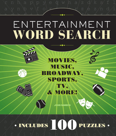 Entertainment Word Search Merchandise by John Samson (Author)