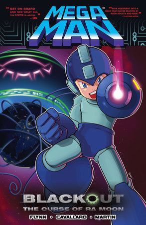 Mega Man 7: Blackout: The Curse of Ra Moon Paperback by Ian Flynn, Illustrated by Patrick "SPAZ" Spaziante and Mike Cavallaro