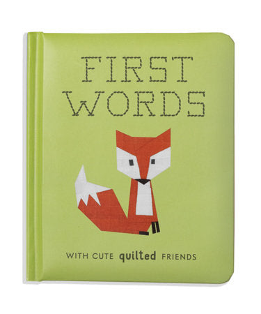 First Words with Cute Quilted Friends Board Book by Chow, Wendy
