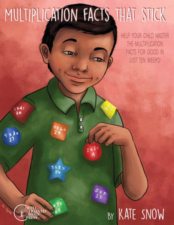 Multiplication Facts That Stick Paperback by Kate Snow